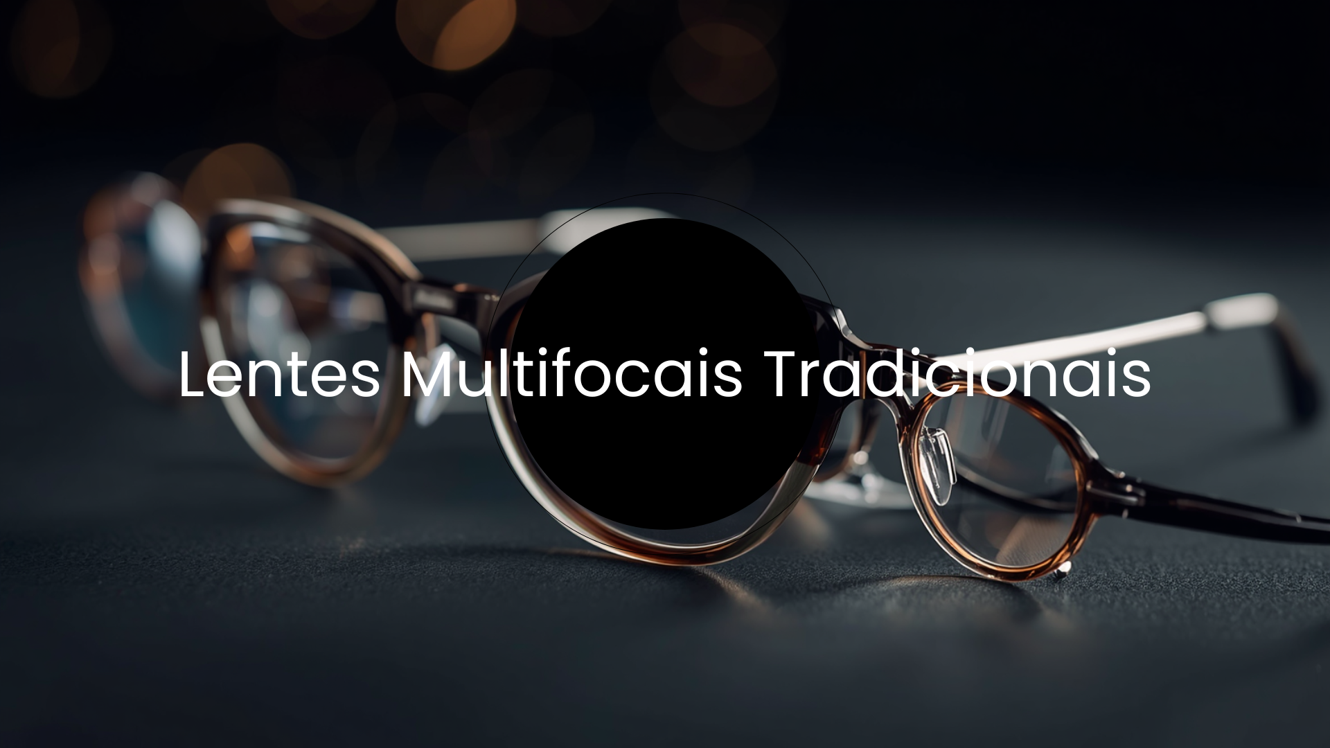 Lentes multifocais tradicionais em armação