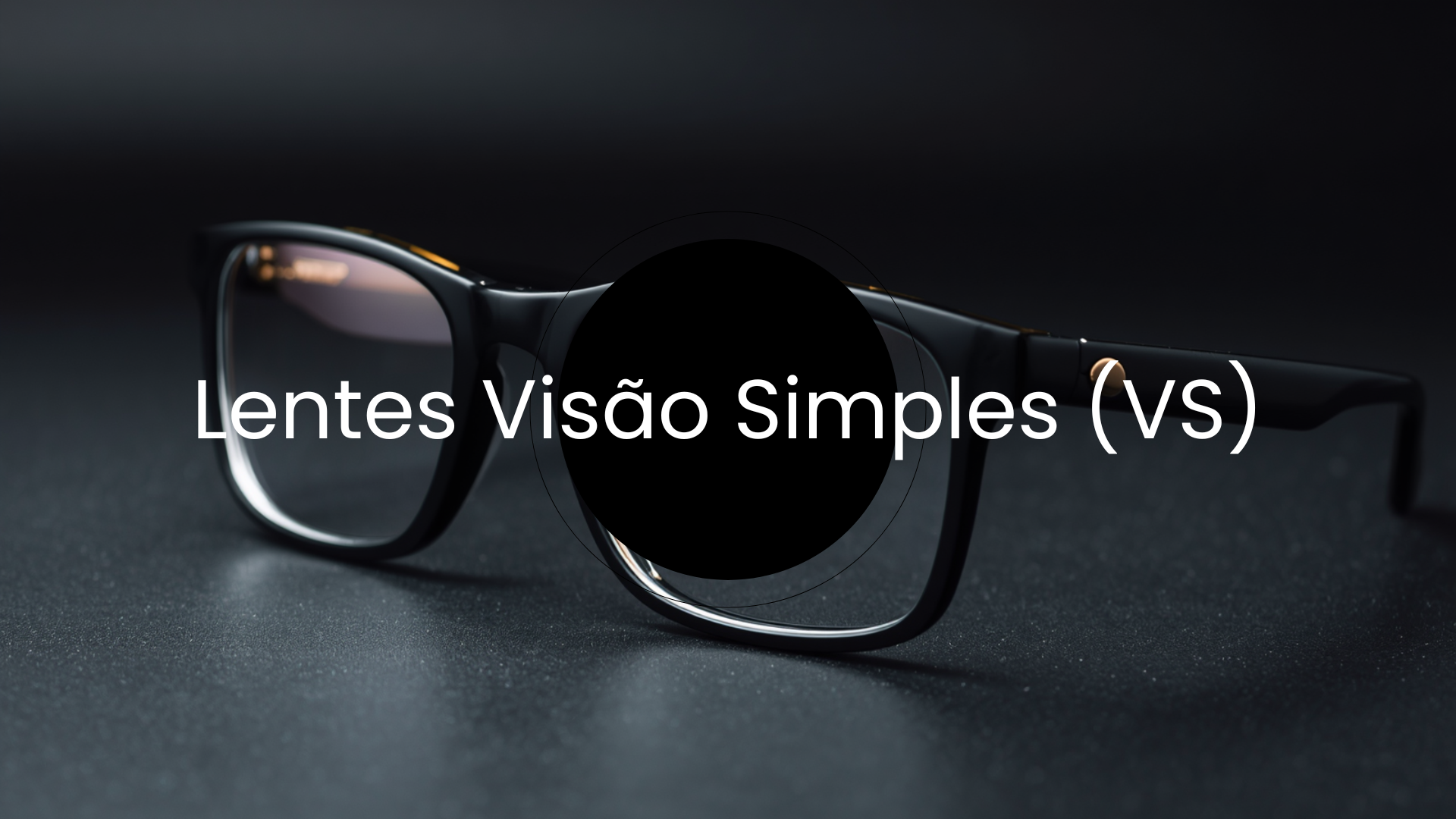 Lentes visão simples para óculos